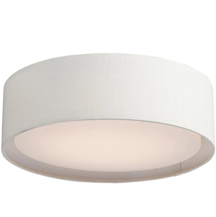 Maxim 10220 Avena Lino Prime 16" LED Montaje Al Ras Tambor Accesorio de Techo Foto 2 de 2