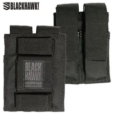 Blackhawk Belt Mounted Double Mag Pouch- Black