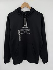 NEW Adidas TRN TI ClimaWarm Hoodie Black Sweatshirt Pullover Training Mens Large