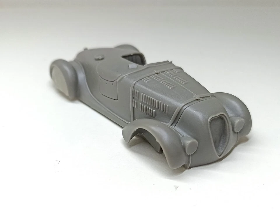 Carrosserie : SIMCA GORDINI Le Mans 1939 - Résine - 1:43 - Photo 3/4