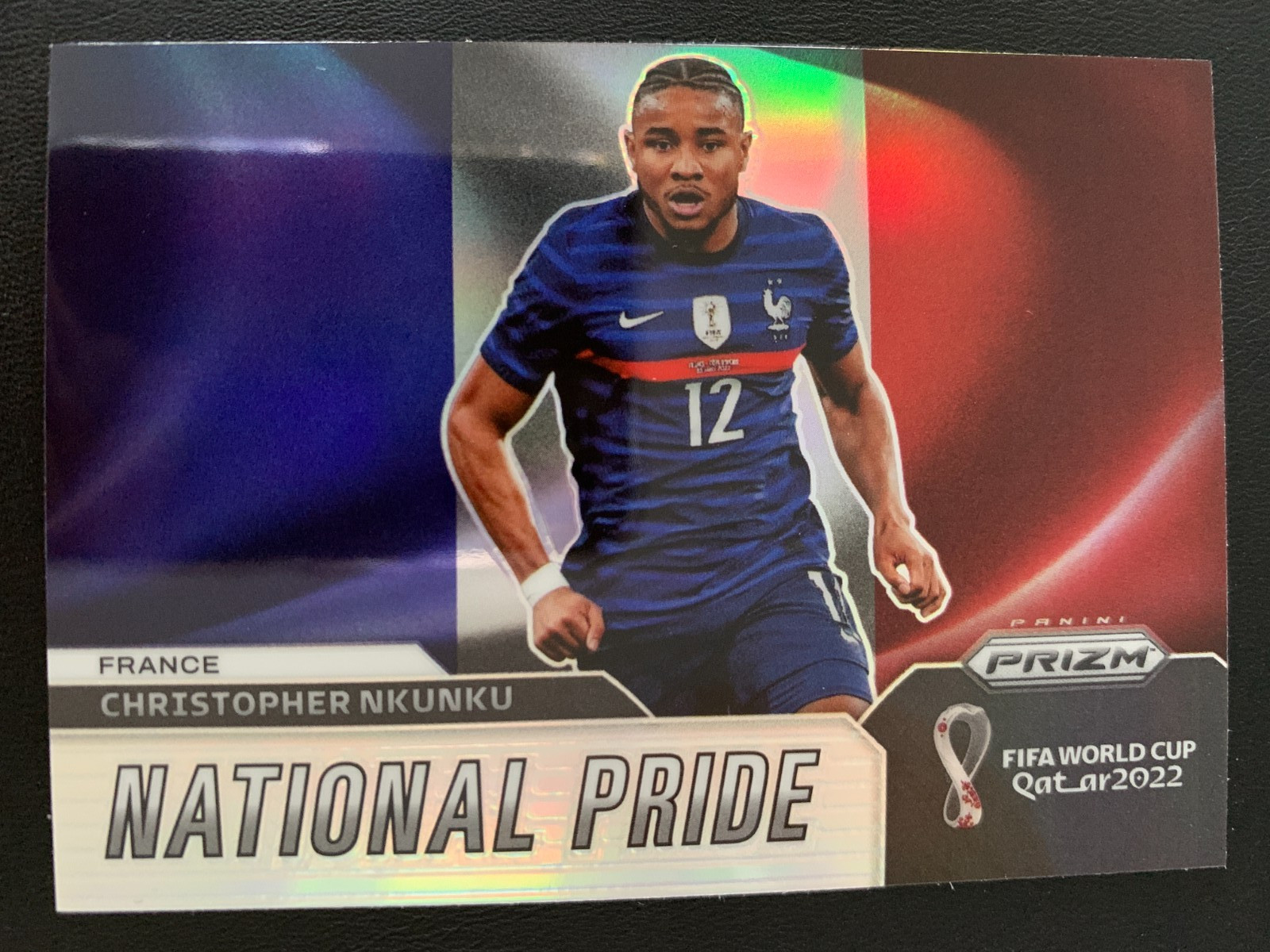 2022 Prizm World Cup Qatar National Pride Christopher Nkunku FRANCE CASE HIT
