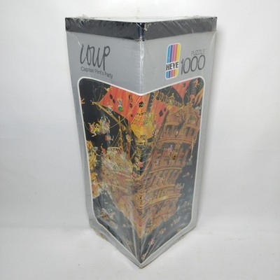 Neu Heye Loop Captain Flints Party 1000-teiliges Puzzle Dreieck Box 8709