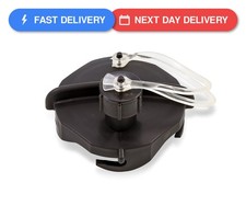 Camco 39463 Sewer Cap With Hose Connect, Black, 3/4"