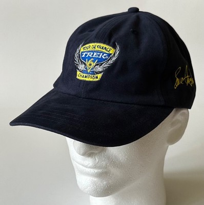 Trek Tour de France Lance Armstrong 6x Champion Blue Cap Hat - One Size - New!!