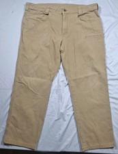 Noble Outfitters Flex Canvas Ripstop Work Pants- Men's 40x30 Beige 6 Pockets