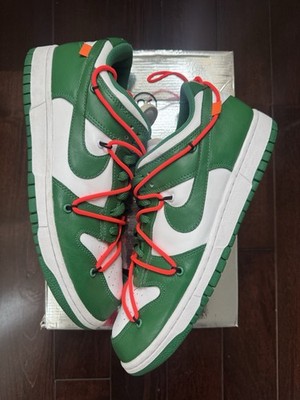 Nike Dunk Low Off-White/Pine Green Size 10.5
