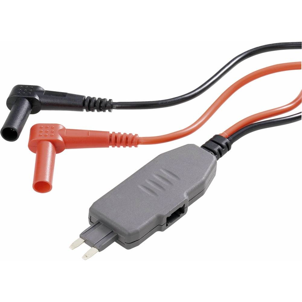 VOLTCRAFT MS-4S Messadapter Stecker-Mini-Flachsicherung - Lamellenstecker 4 mm