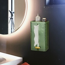 Tissue Box Holder Wall Mounted Tissue Box Cover for Living Room Desk Bedroom