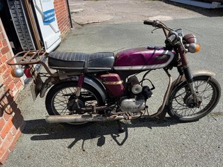 YAMAHA FS1 E 1974 POPSICLE PURPLE MATCHING NUMBERS SURVIVOR FOR RESTORATION