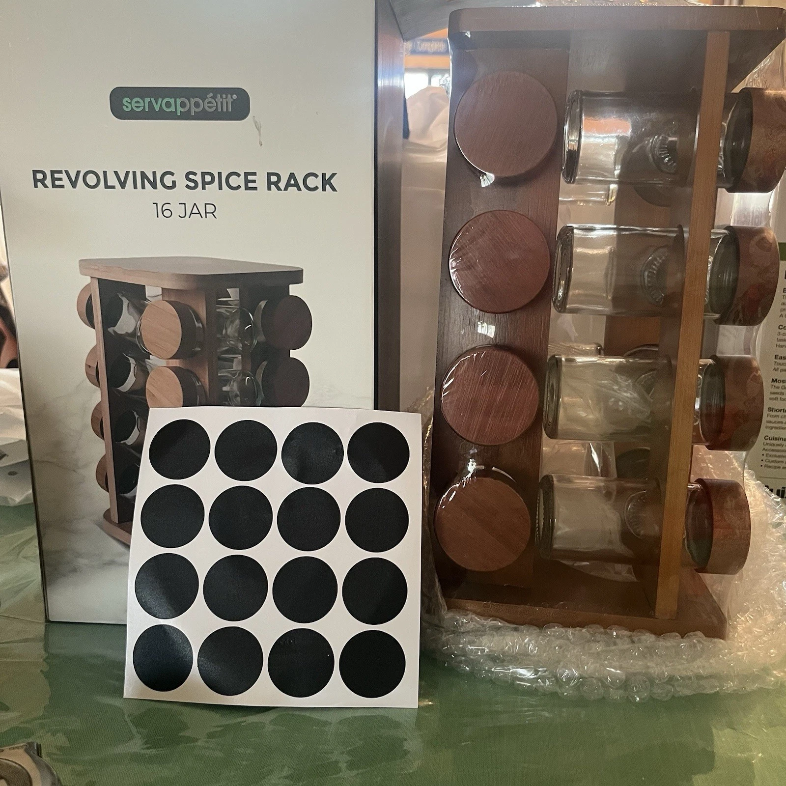 Revolving Spice Rack Organizer Countertop Spinning Storage Tower
Opens in a new window or tab