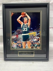 LARRY BIRD #33 Boston Celtics 8x10 Professionally Framed & Matted w/NBA Hologram