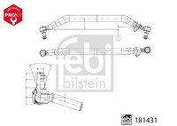 Febi Bilstein Spurstange 181431 FüR Alfa Romeo Alpina Audi Bmw Buick Cadillac