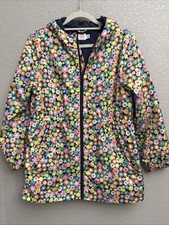 Wonder Nation Girls Floral Printed Hooded Ful...