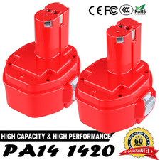 2x PA14 for MAKITA 14.4 Volt PA14 1435 1420 14.4V Ni-MH Battery 1434 1433 4.8Ah