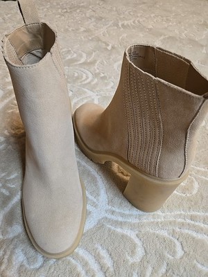 NWOB Dolce Vita Catania Dune Suede/Ivory Stella Size 9.5M