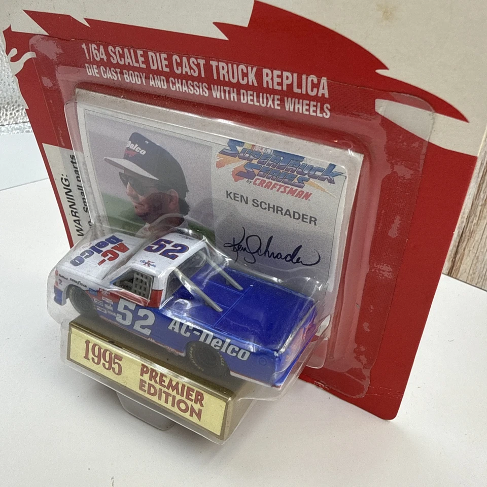 1995 Racing Champions 1:64 Ken Schrader #52 Craftsman SuperTruck AC-Delco Nascar - Image 4 of 4