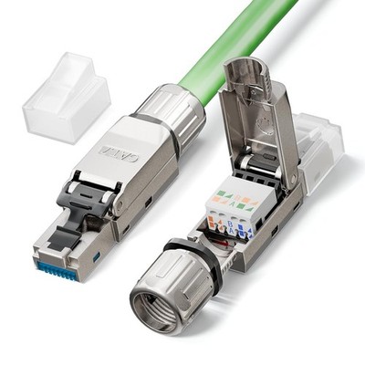 Netzwerkstecker Cat 7 Werkzeuglos 10 Gbit/s 600 MHz 2 Stk.