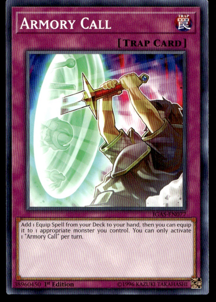 Armory Call Ignition Assault IGAS-EN077 MP YuGiOh TCG | Buy 10 Get 10 Free
