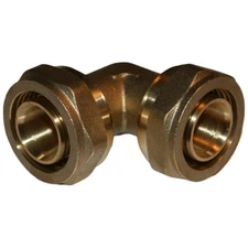 1" PEXworx Pex-Al-Pex Compression Elbow Brass Fitting