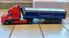 LION CAR camion VOLVO NL + remorque benne chantier TP 1/50 TRUCK LKW no conrad j