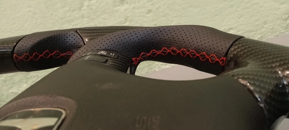 Honda Odyssey Accord Civic ES Carbon Fiber Steering Wheel (2001-2008) - Image 4 of 4