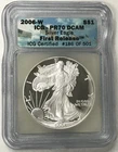2006-W $1 .999 1oz Silver American Eagle - ICG PR70 DCAM First Releases