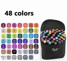 48-Pack Oil-Based Paint Markers - Vibrant Colors for Crafts