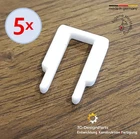 5x Cutlery Basket Clamp Clasp Holder Fits Miele 09759811 Dishwasher