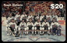 1994-95 NHLPA Phone Card Doug Gilmour/Curtis Joseph Team Ontario #304