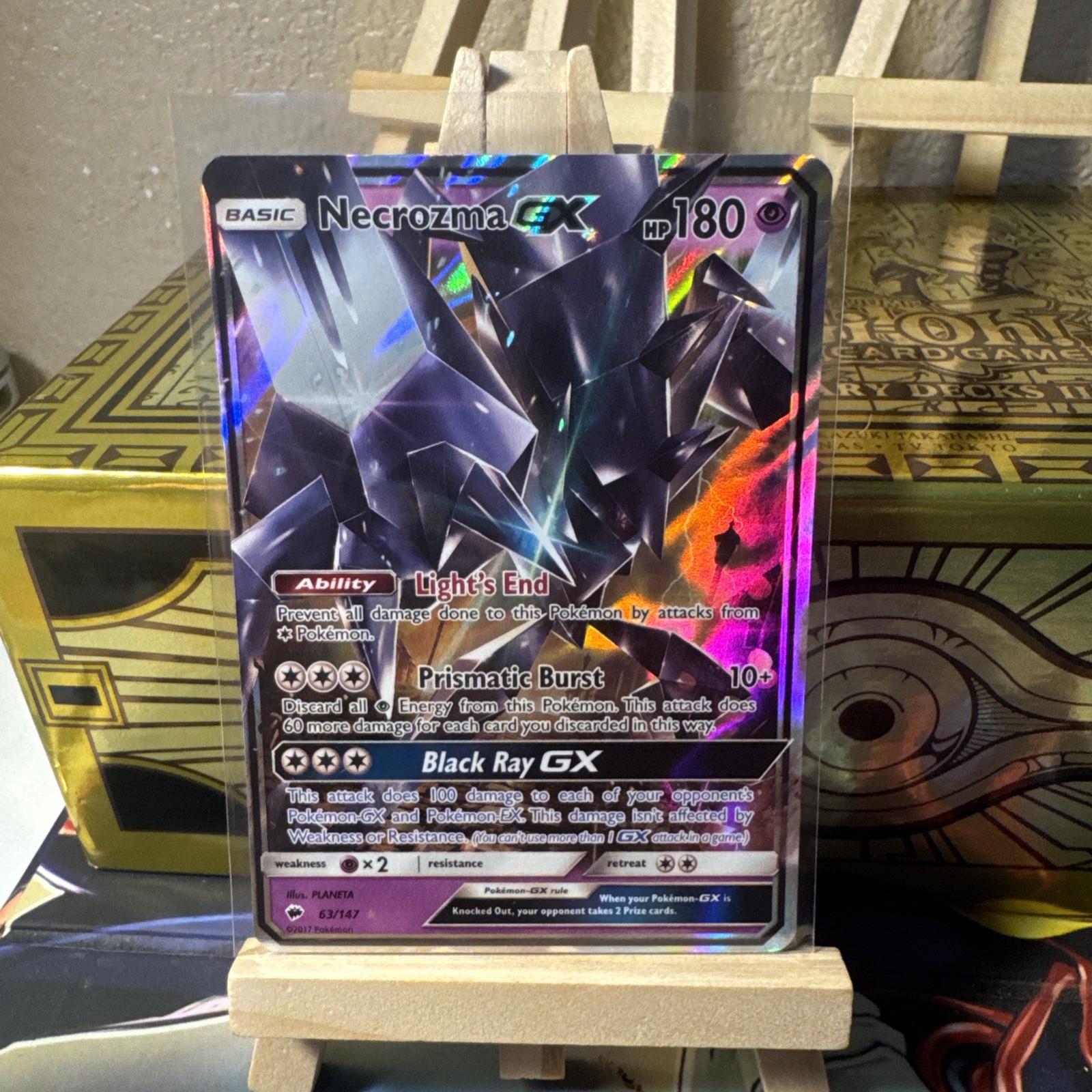 Pokémon TCG Necrozma GX Burning Shadows 63/147 Holo Ultra Rare NM