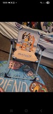 Bluey childrens beach chair, has been used once on holiday few marks as shown