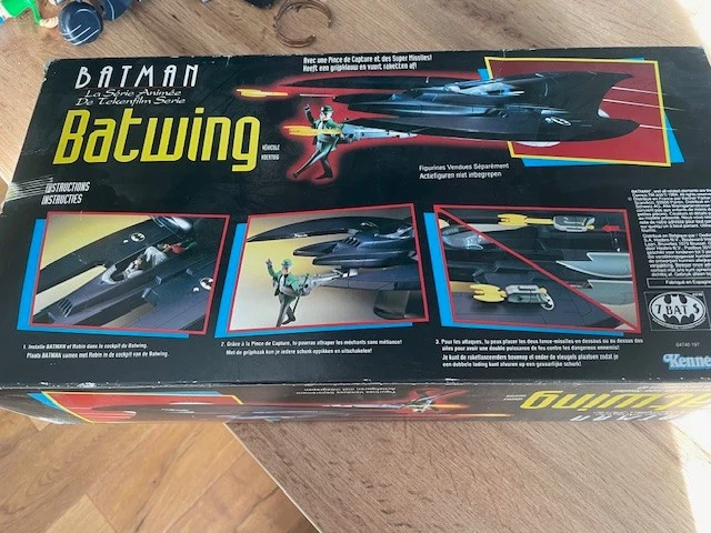 Batman Batwing Bat plane - Kenner - BTAS 1993 non complet - Photo 2/4