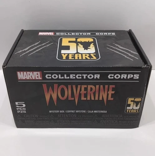 Funko Collector Corps Wolverine 50th Anniversary Box Large Shirt Brand New