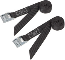 MFG Lashing Straps with Cam Buckle - 1 Inch X 4Ft Tie down Straps - Made in USA