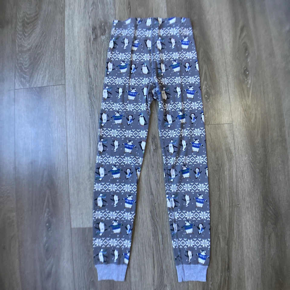 Hanna Andersson Pajamas Set Sz 10 Long Sleeve Cotton Mickey Mouse Penguin Lot 2 - Image 4 of 4