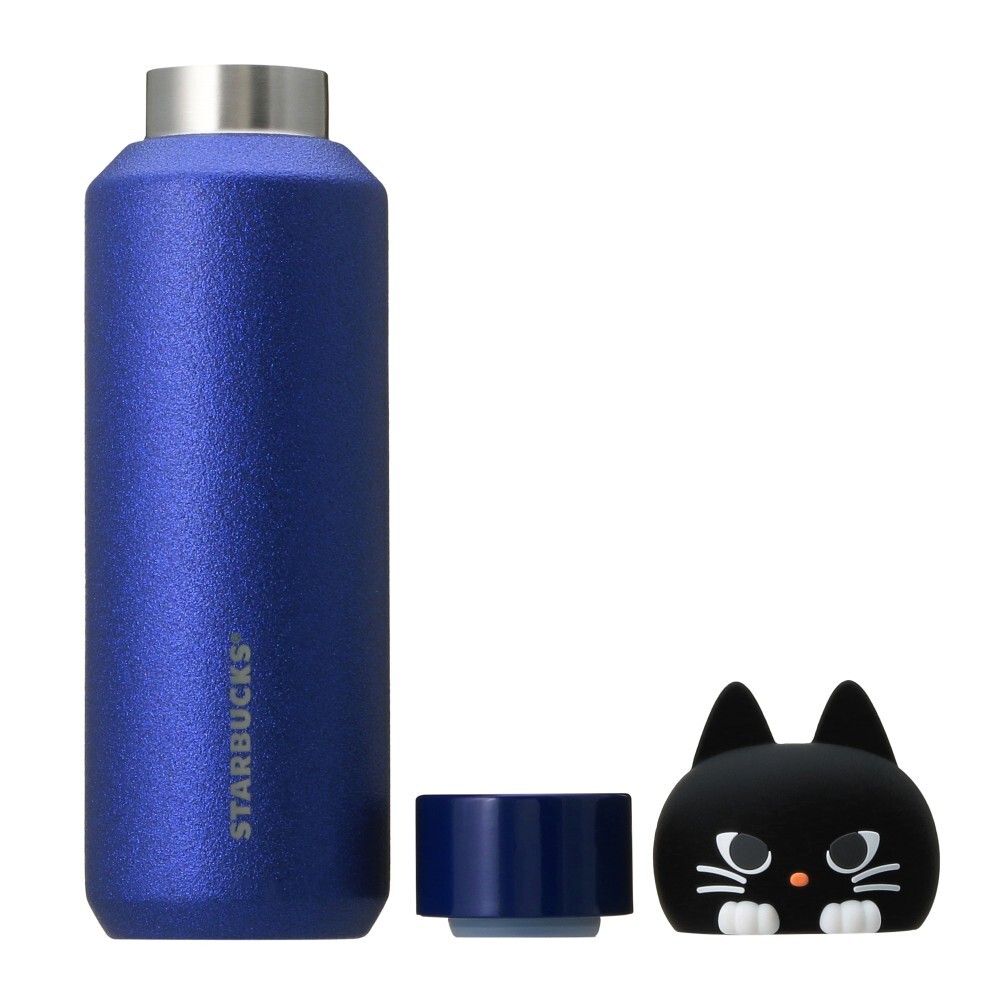 Starbucks 猫デザイン ステンレスボトル Starbucks Japan🌸Halloween 2024 Stainless Steel Bottle Witch Cat