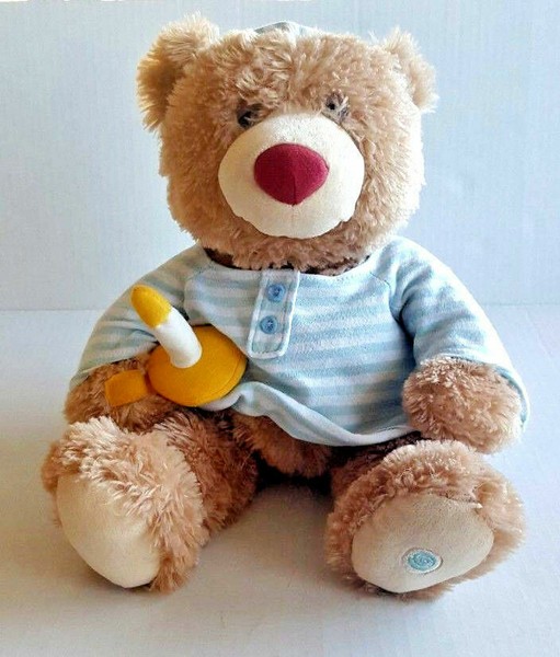 GUND Bedtime Bear Story Telling Talking Interactive Light up Candle 4031697 Toy for sale online