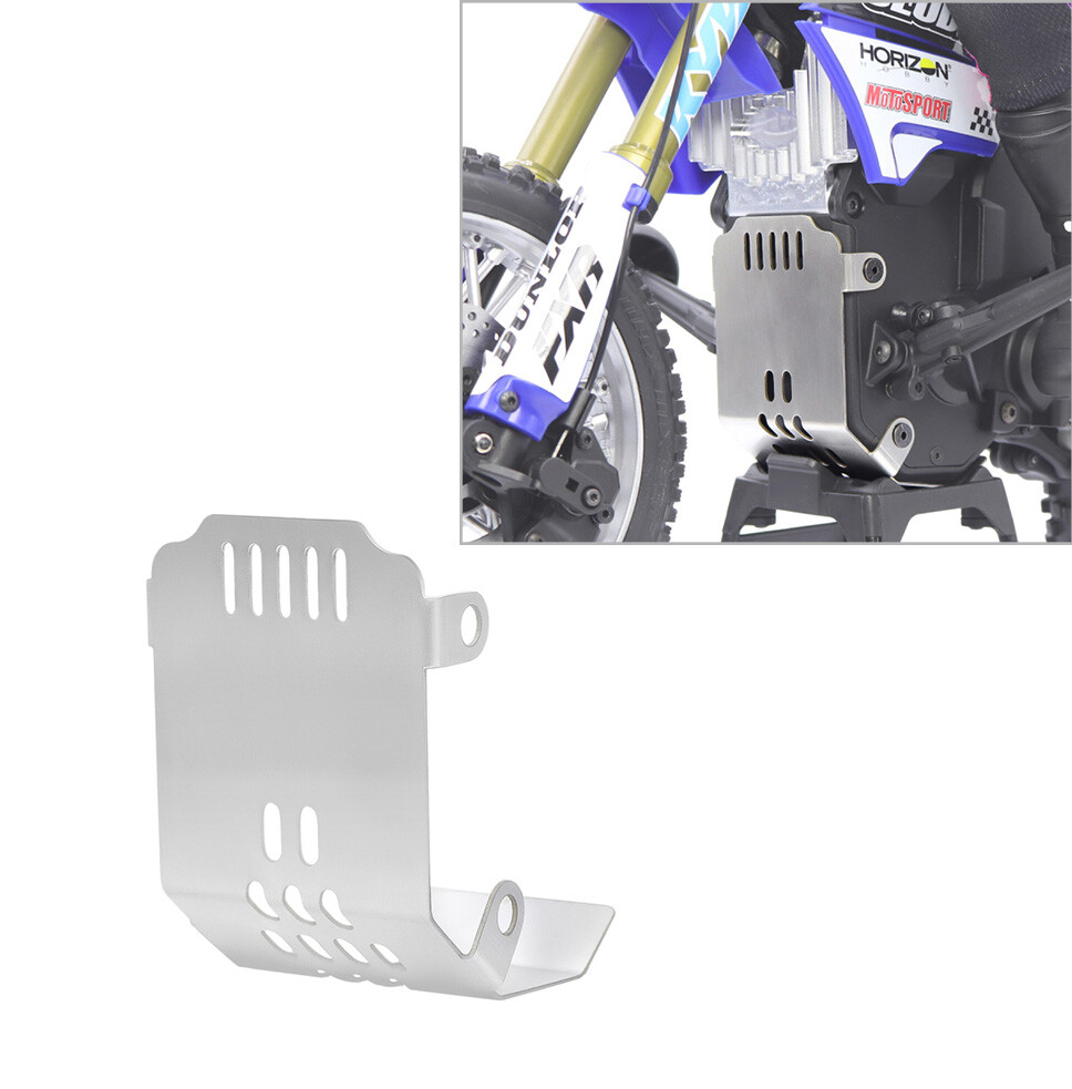 For LOSI 1/4 Promoto-MX RC Motorcycle Metal Armor Skid Plate