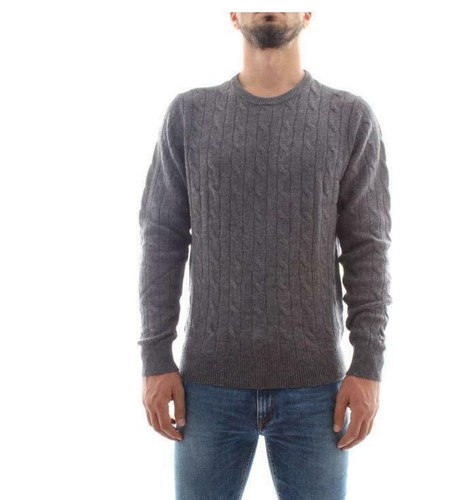 Maglione Uomo Tommy Hifiger Grigio Classico MW0MW03227 Maglia Invernale |  eBay