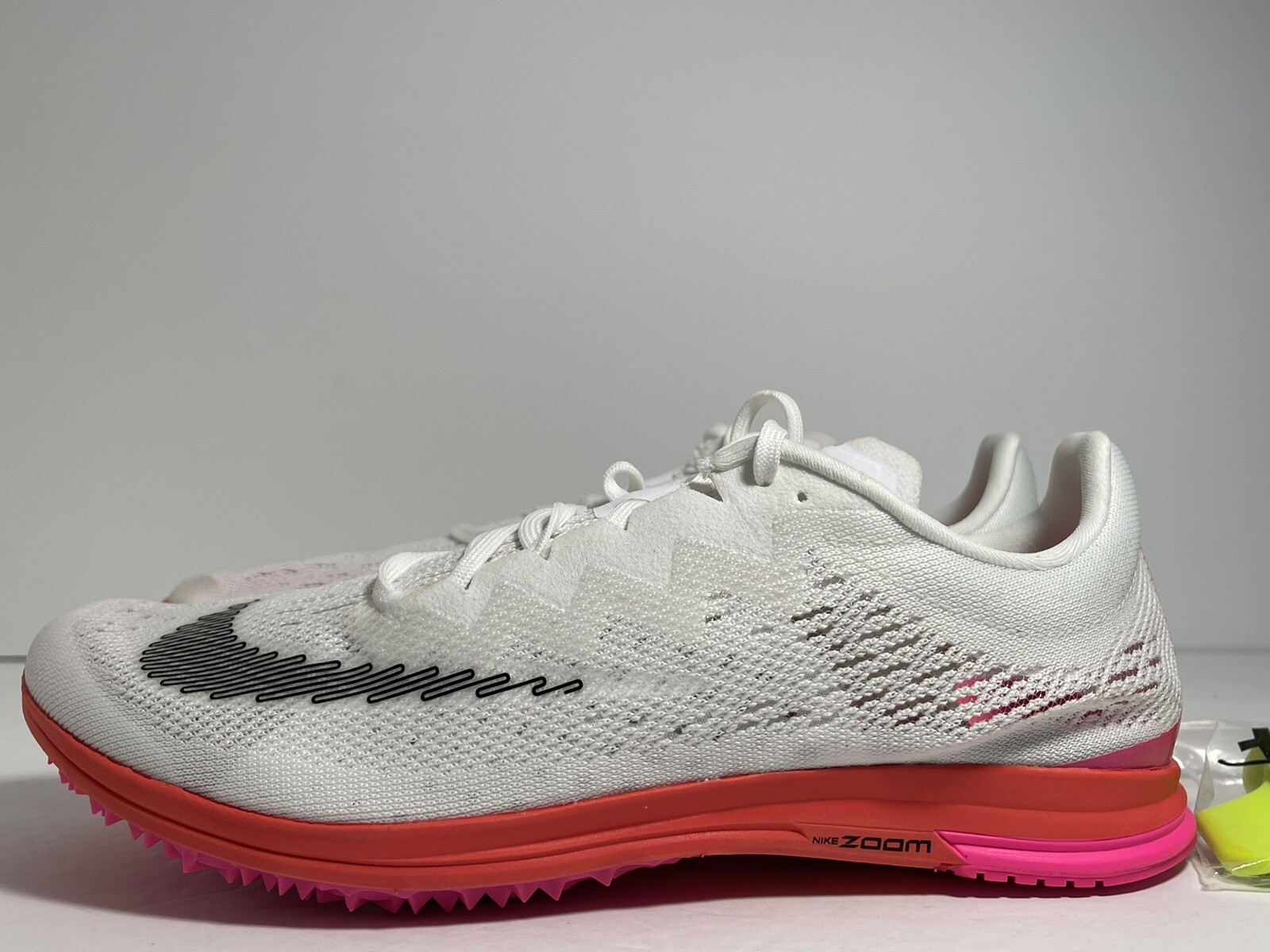 Nike Zoom Streak LT Spike Flat Mens Cleats White Pink DN1699100 NEW