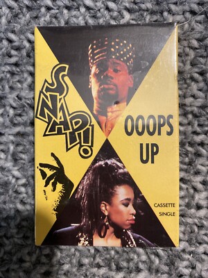 Cassette Tape Single New Sealed 1990 Snap! Ooops Up