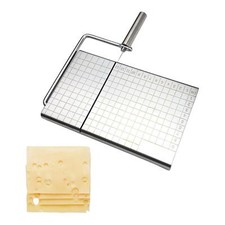 Cheese Cutting Board Multifunction Stainless Steel Cheese Slicing Scale Butter