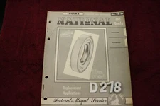 D278 - 1957 National Oil Seal Truck Parts Catalog