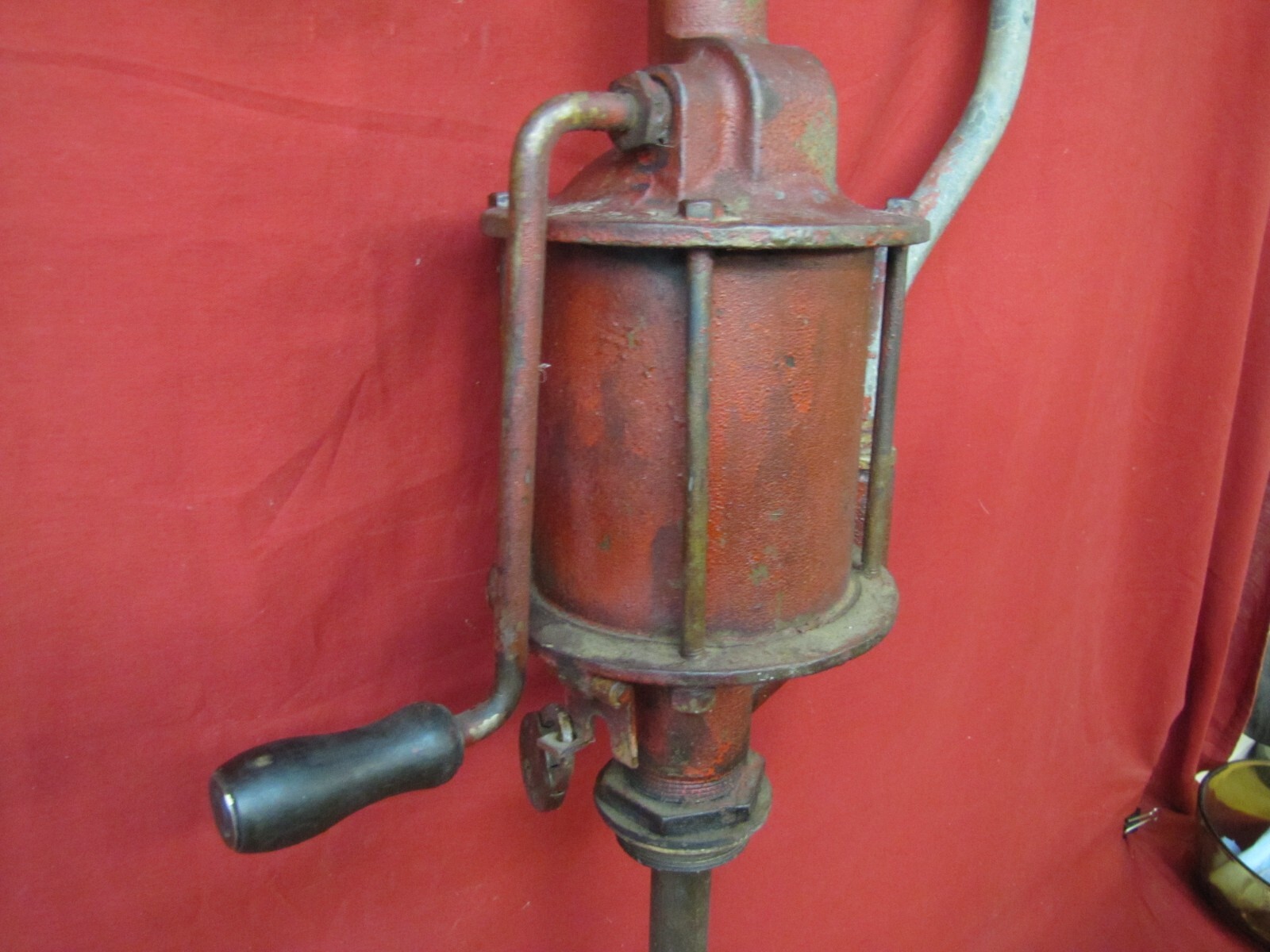 Vintage Oil Pump Dispenser Lubester Hand Pump Gas Oil Service Station