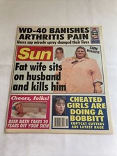 1994 May 10 Sun News, Fat Wife Sits on Husband and Kills Him (MH4)