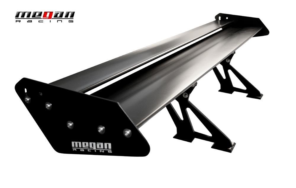 ヒ*メ様 GTウィング 1550mm MEGAN UNIVERSAL GT TYPE ALUMINUM SPOILER WING BLACK 56