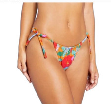 NEW Xhilaration Juniors' Side Tie Floral Bikini Bottom Size XS