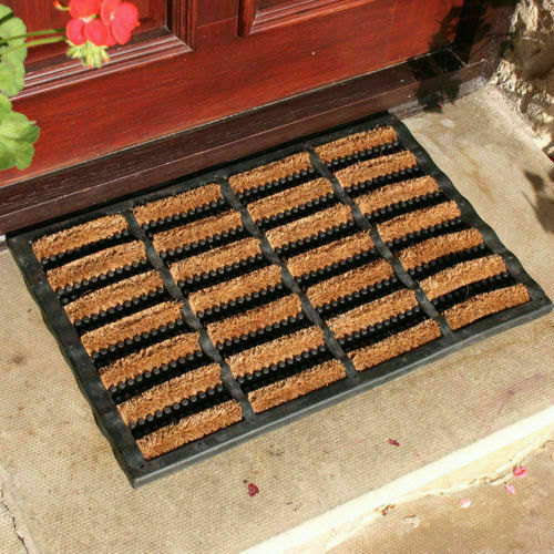 JVL Nimbus Tuffscrape Coir Entrance Door Mats Heavyduty Outdoor Dirt