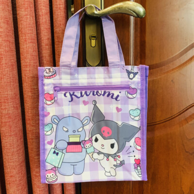 Kuromi Anime Shopping Bag Handbag Tutorial Student School Girl Lunch Japan