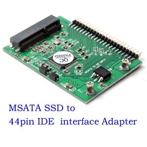 mSATA SSD to 44 Pin IDE  Converter Adapter as  2 5 Inch IDE  